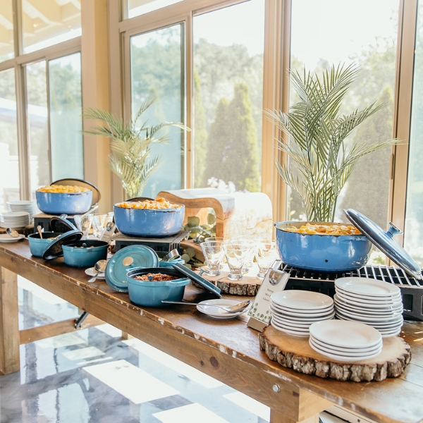 Buffet Bar at Blue Heron Pines