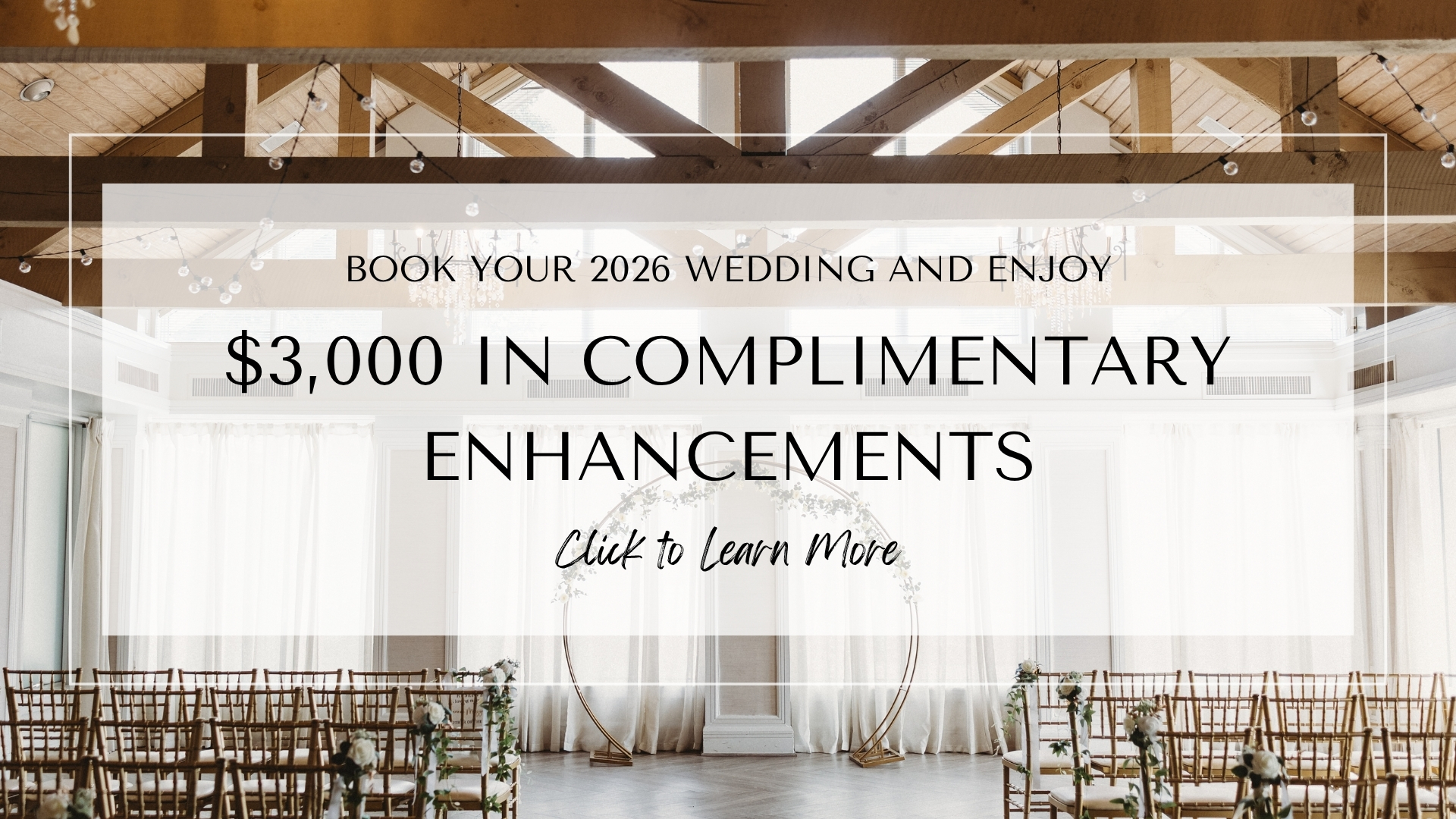2026 Wedding Promotion at Blue Heron Pines