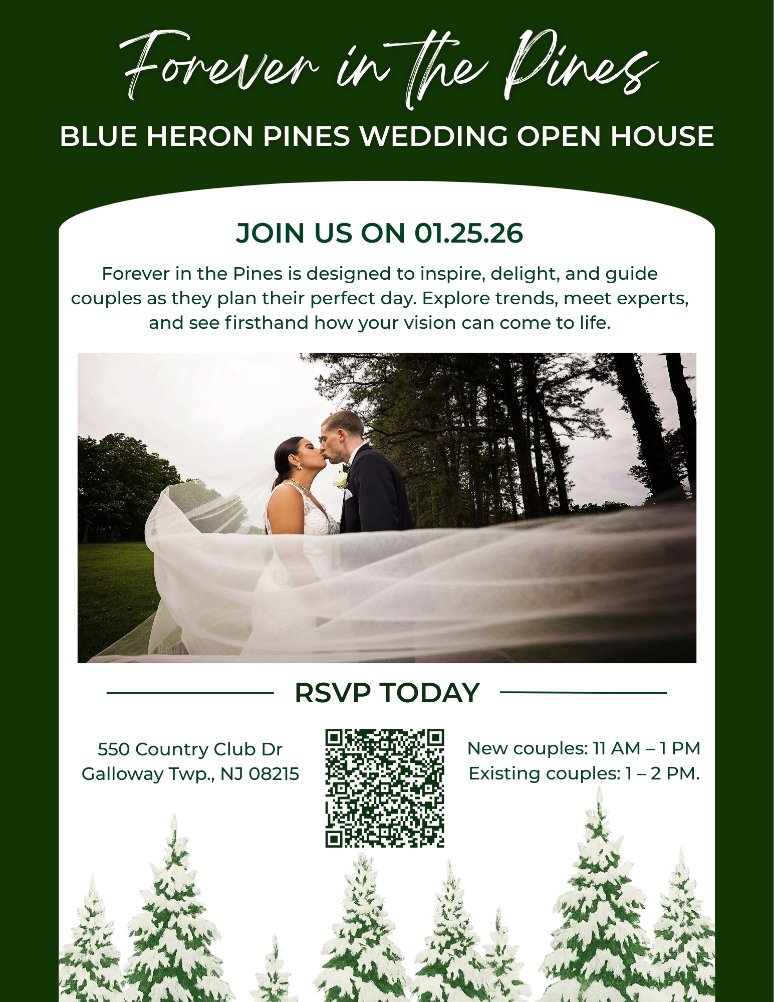 Forever in the Pines Wedding Open House