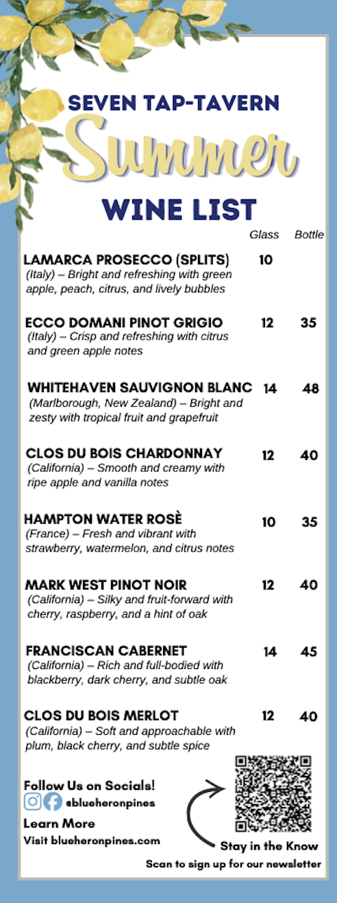 Wine List